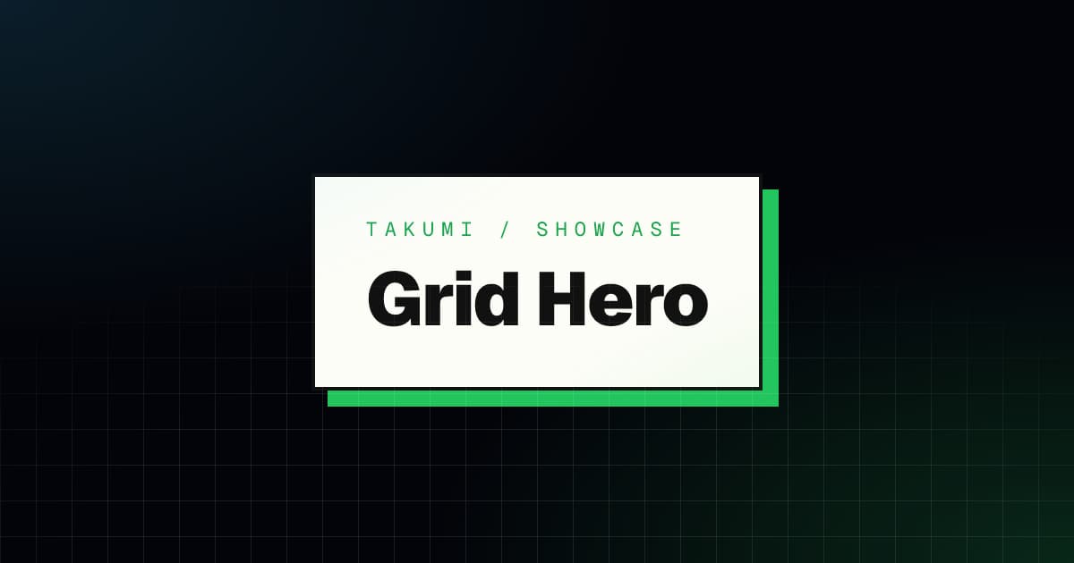 Grid hero